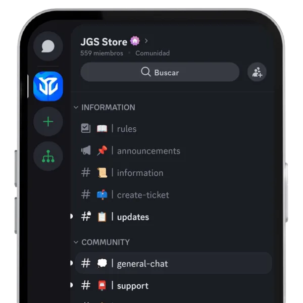 JGS Store Discord community mascot